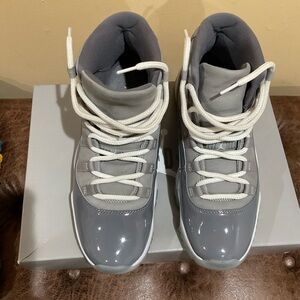 Nike Mens Air Jordan 11 Retro Gray Size 10 High-Top Sneakers Hard to Find